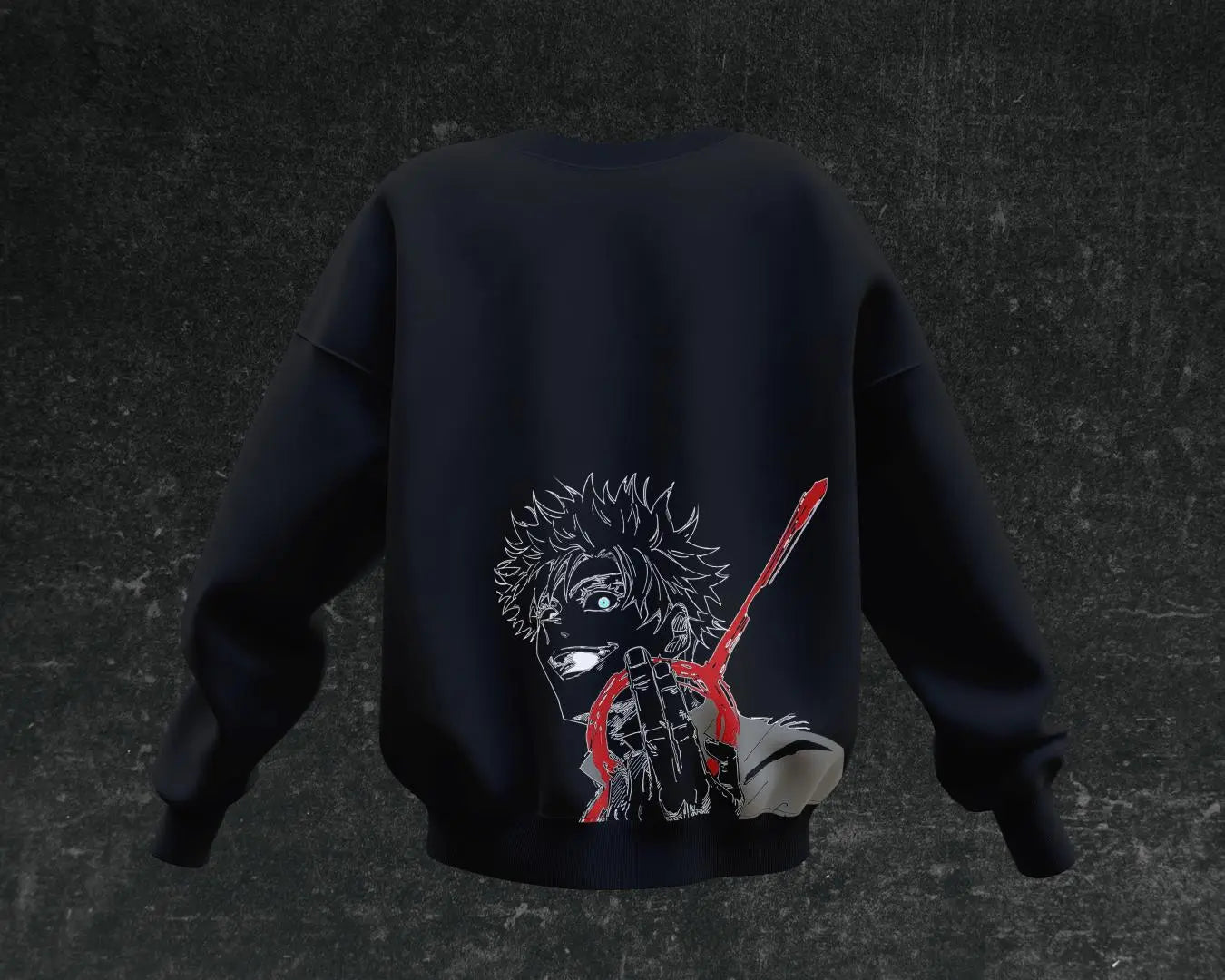 Gojo Sweatshirt Anime Shirt Katana PK